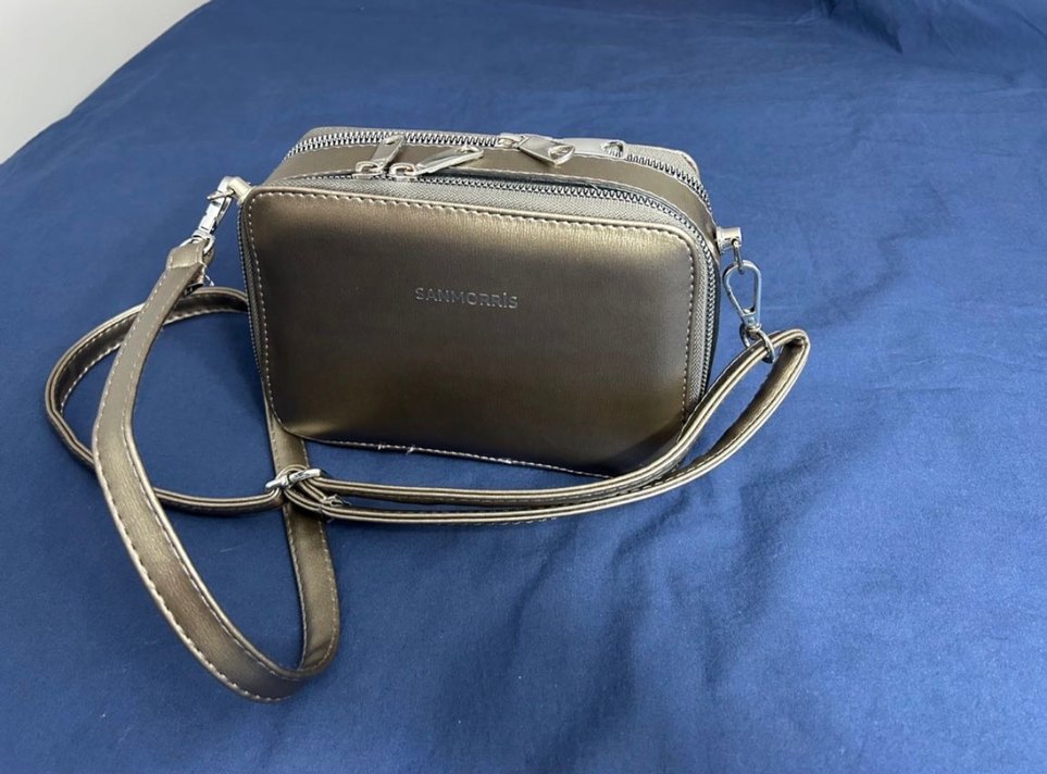 Gri Deri Sanmorris Kadın Çanta - Görsel 2