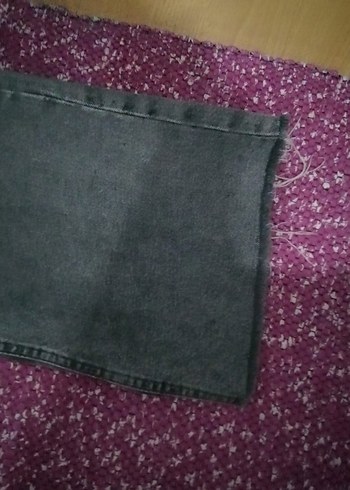 42 Beden gri Renk GRİ ESKİTME DESENLİ DEFACTO KOT PANTOLON