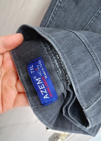 Diğer Kadın Gri Denim Normal Kesim Pantolon