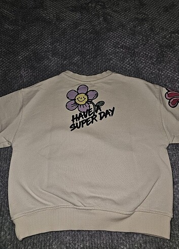 6 Yaş Beden Zara marka sweatshirt