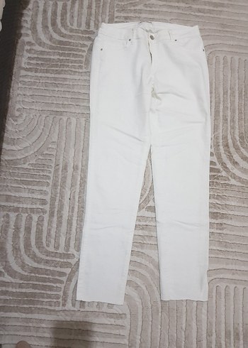 Koton Jeans Kate Beyaz Kadın Kot Pantolon