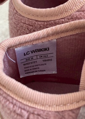 Kız Çocuk Pembe Sıcak Ev Terliği - Görsel 2