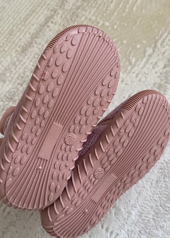 Kız Çocuk Pembe Sıcak Ev Terliği - Görsel 4