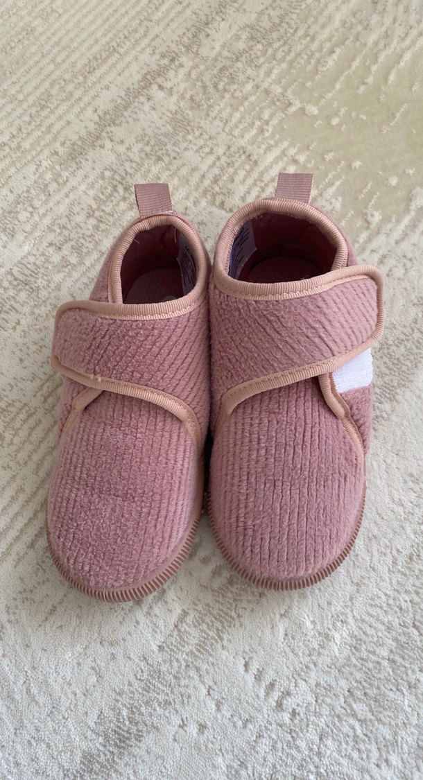 Kız Çocuk Pembe Sıcak Ev Terliği - Görsel 3