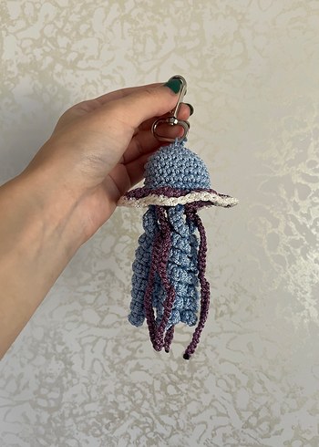 Deniz Anası Charm Örgü Çanta Anahtarlığı