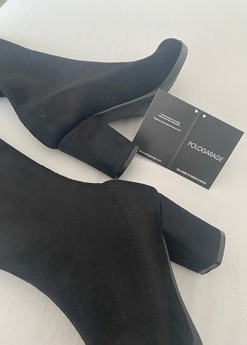 Polo garage Kadın  Dizüstü arkadan bağlamalı çorap Topuklu Çizme - Görsel 10