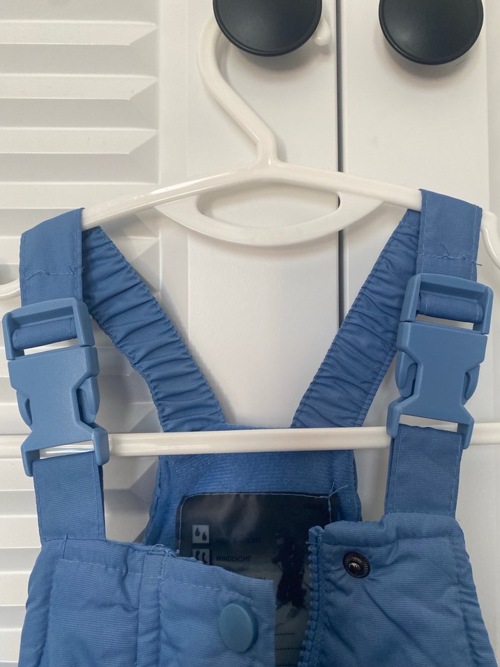 Mavi Çocuk Askılı Kışlık Tulumu - Görsel 4