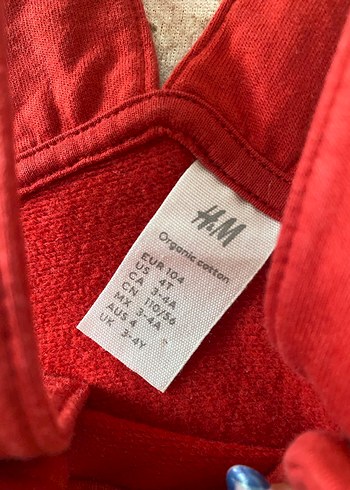 H&M Kırmızı kız Erkek Çocuk Örme Askılı Tulum - Görsel 3