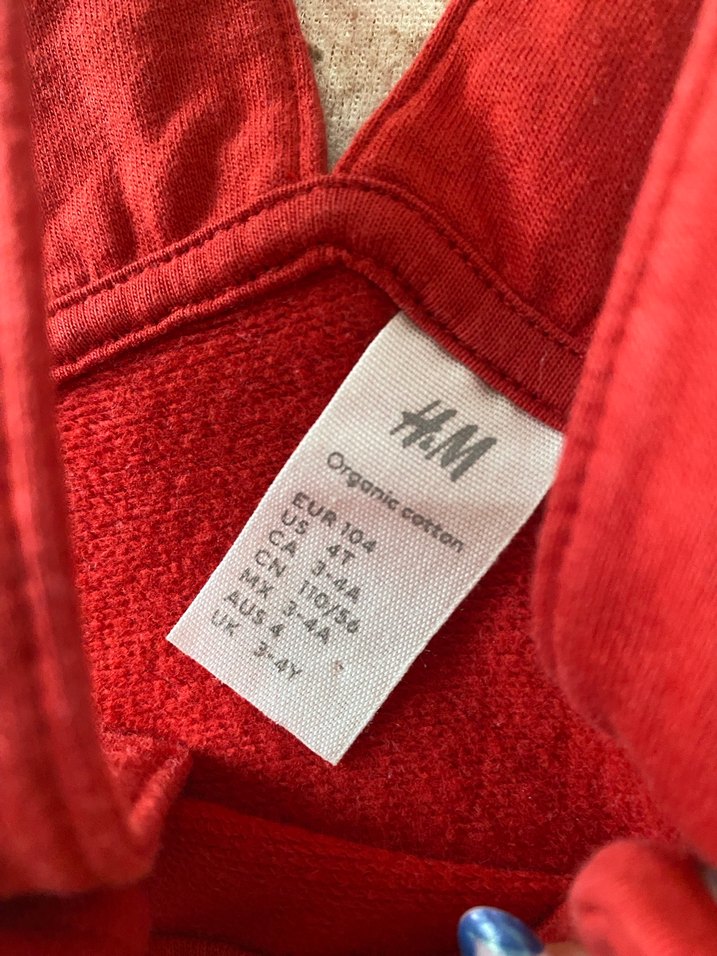 H&M Kırmızı kız Erkek Çocuk Örme Askılı Tulum - Görsel 3