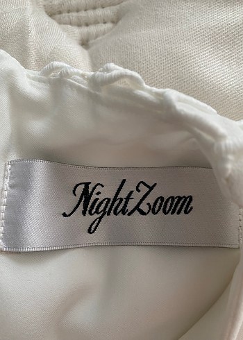 ADL nişan kıyafeti Beyaz Midi Elbise - Görsel 3