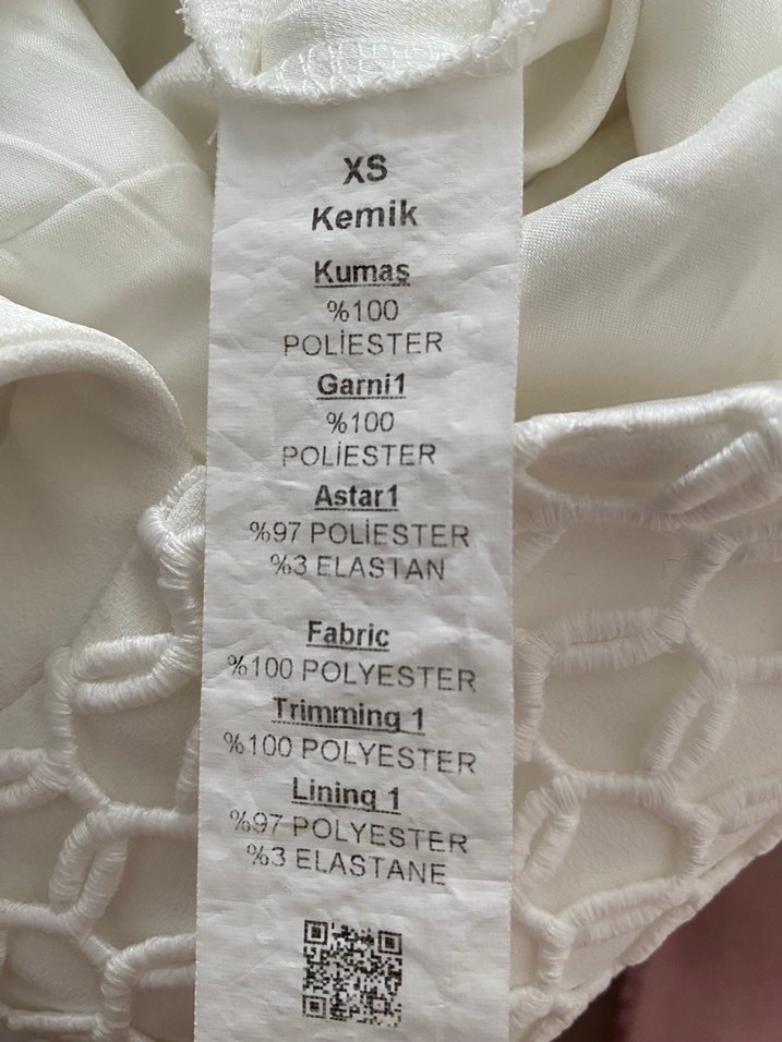 ADL nişan kıyafeti Beyaz Midi Elbise - Görsel 4