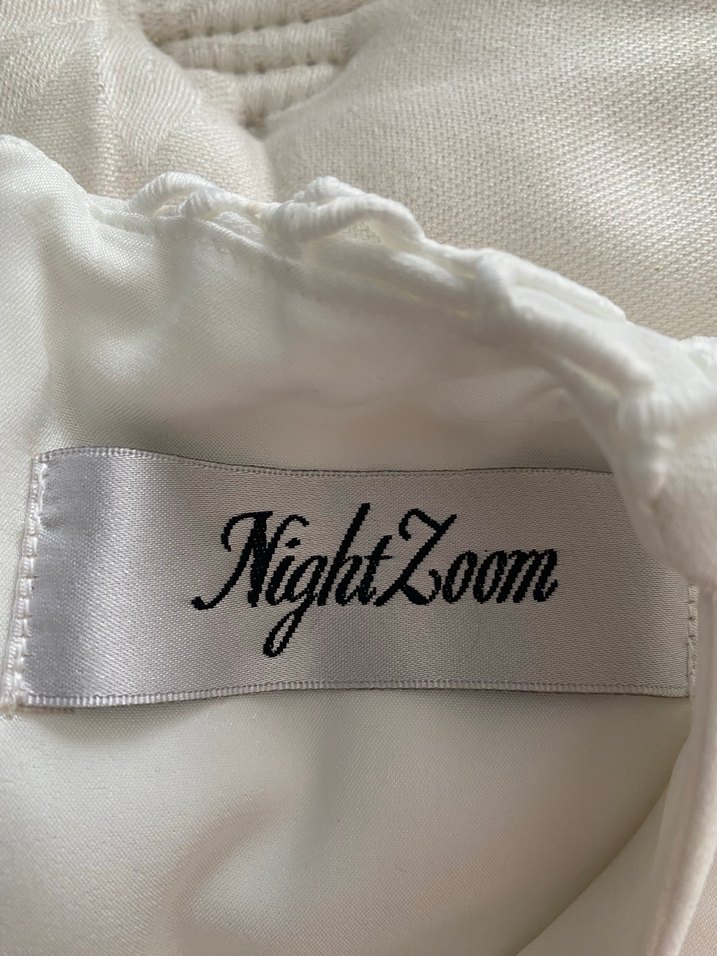 ADL nişan kıyafeti Beyaz Midi Elbise - Görsel 3