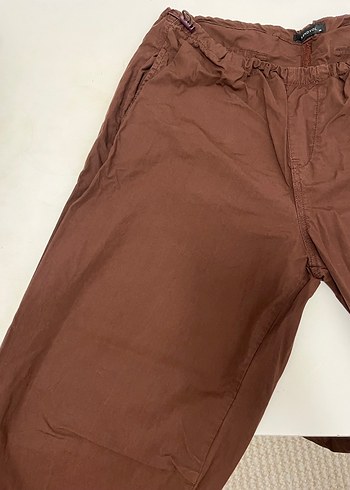 Kadın Kahverengi paraşüt Pantolon - Görsel 2