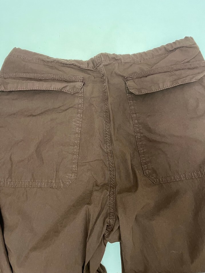 Kadın Kahverengi paraşüt Pantolon - Görsel 4