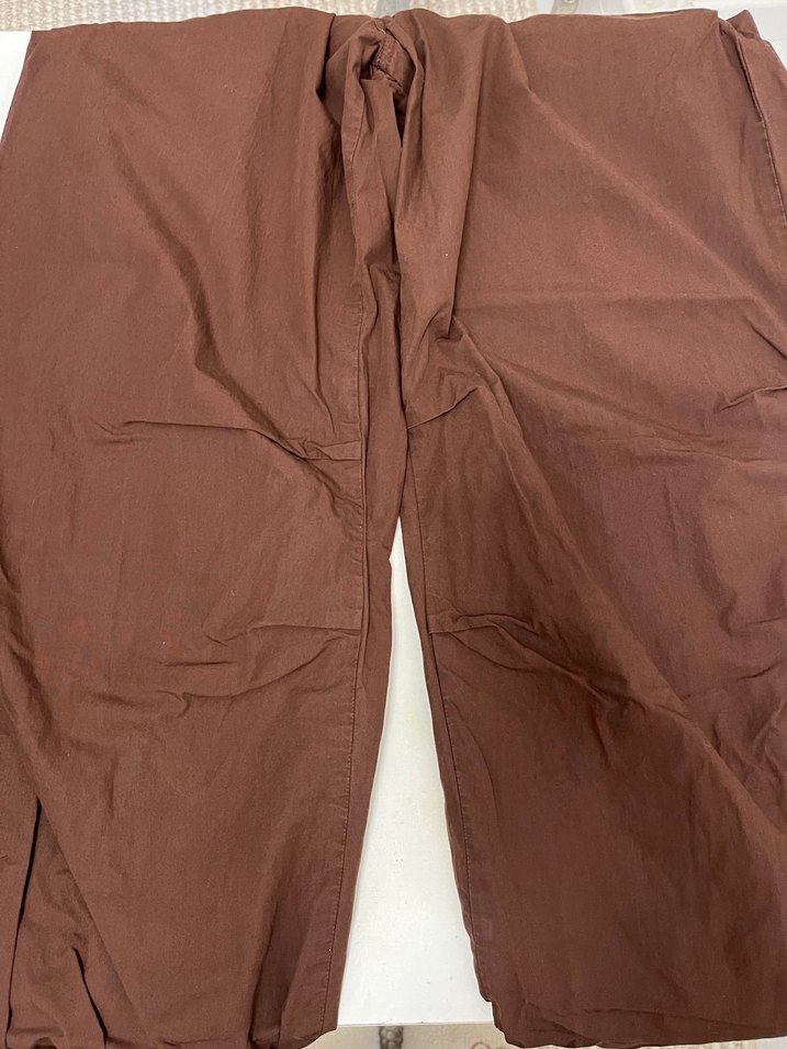 Kadın Kahverengi paraşüt Pantolon - Görsel 3