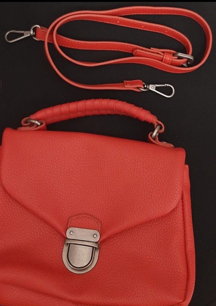 Kırmızı Kadın Çanta - Görsel 3