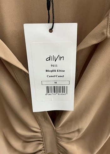 m Beden dilvin marka sıfır etiketi üzerinde