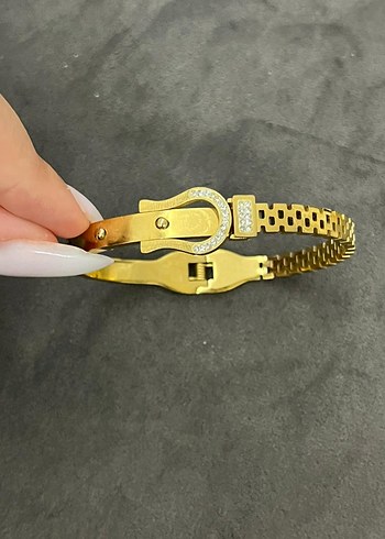  Beden altın Renk çeliktir kararma kesinlikle yapmaz şans bilekligidir