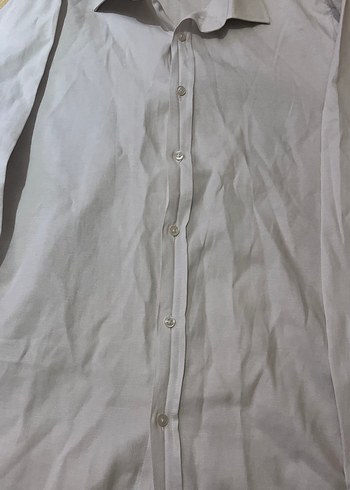 Tudors Düğmeli Beyaz Erkek  Gömlek - Görsel 5