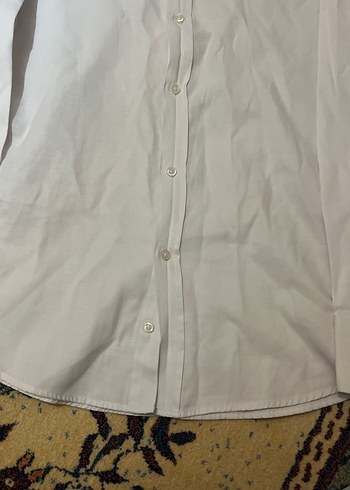 Tudors Düğmeli Beyaz Erkek  Gömlek - Görsel 4