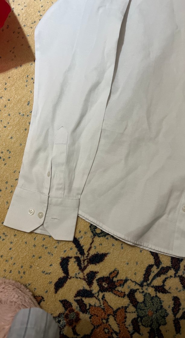 Tudors Düğmeli Beyaz Erkek  Gömlek - Görsel 3