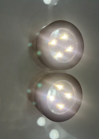 Beyaz LED Dokunmatik Gece Lambası - Görsel 2