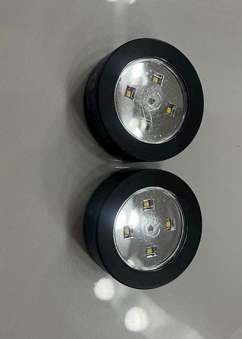 Beyaz LED Dokunmatik Gece Lambası - Görsel 3