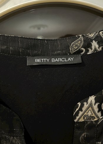 Bohem Uzun Kollu Siyah Desenli Midi Tunik - Görsel 5