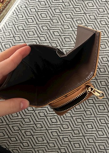 Kahverengi Camel Cüzdan Bayan - Görsel 5