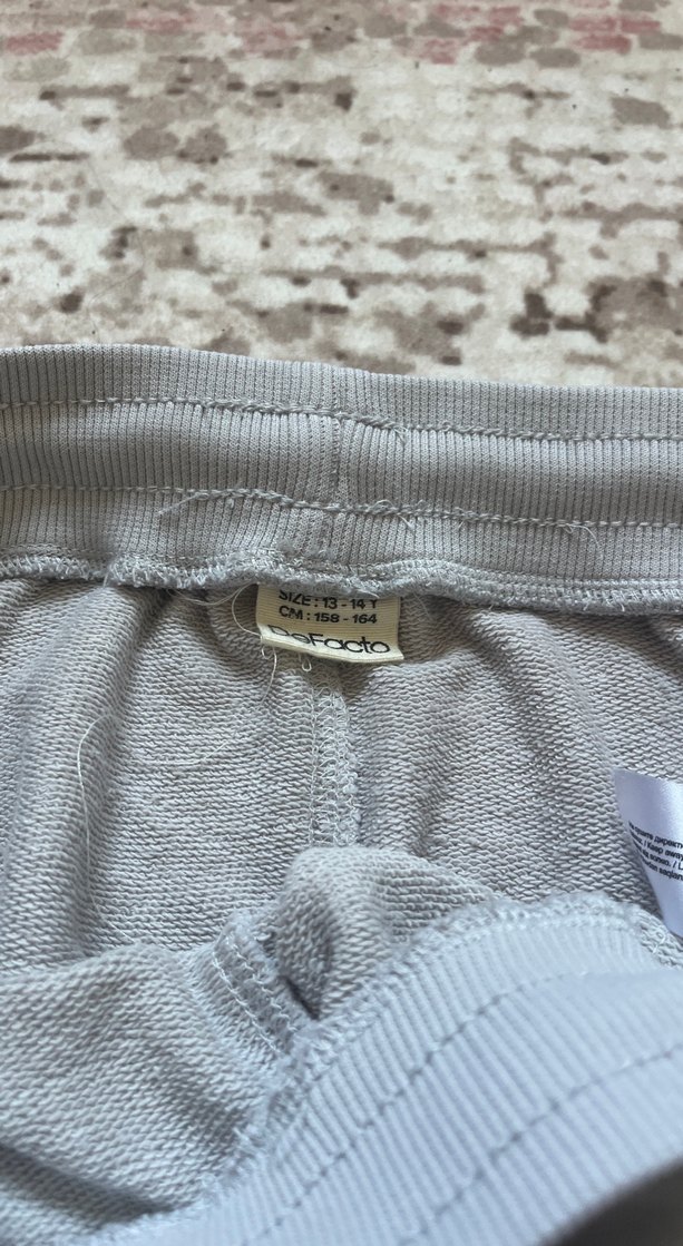 Gri Kadın Midi Rahat Kesim Eşofman - Görsel 2