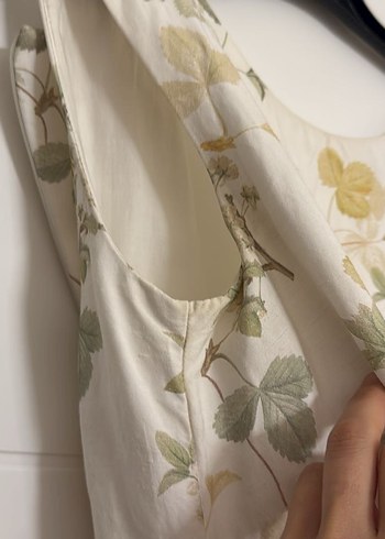 Renkli Desenli  Uzun Elbise - Görsel 3