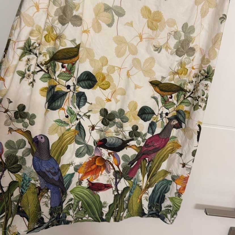 Renkli Desenli  Uzun Elbise - Görsel 2