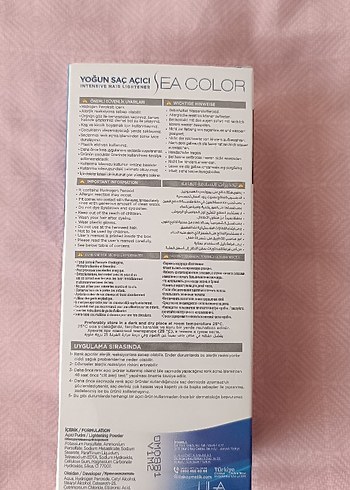 Sea Color Yoğun Saç Açıcı - Görsel 3