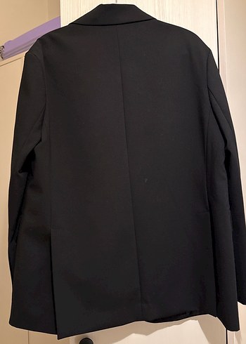 Zara Siyah Düğmeli Kadın Ofis Blazeri