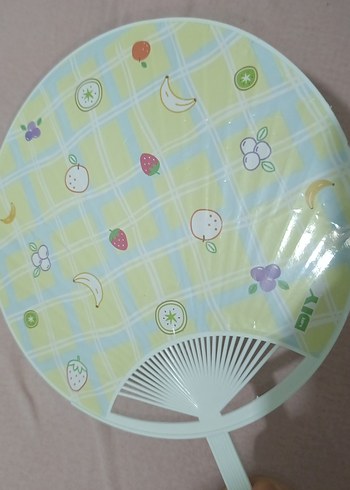 Yeşil Pastel Renkli El Yelpazesi - Görsel 2