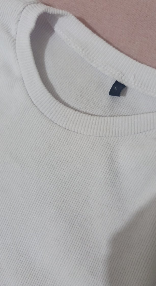 Beyaz Uzun Kollu İnce body - Görsel 3