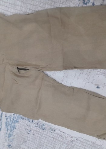 s Beden camel Renk Bej Kadın Pantolon Midi Boy