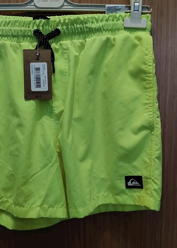 Quiksilver Neon Sarı Erkek Deniz Şortu - Görsel 7