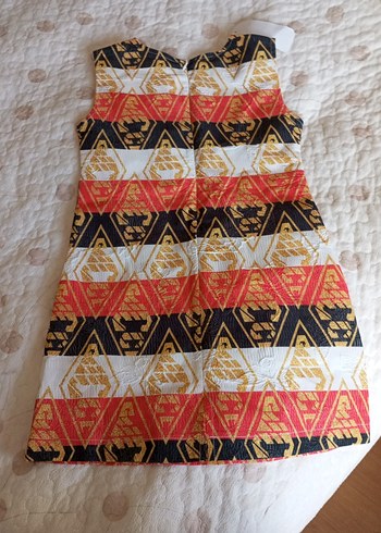 Kız Çocuk Çok Renkli Bohem Elbise - Görsel 7