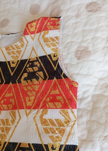 Kız Çocuk Çok Renkli Bohem Elbise - Görsel 3