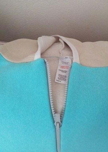 Erkek Çocuk Mavi Fermuarlı Yelek - Görsel 2