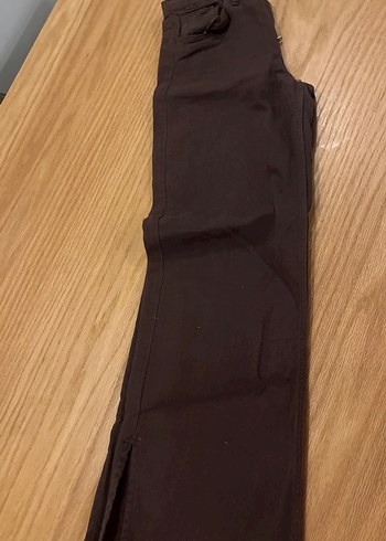 Kadın Kahverengi kot pantolon yaş 14