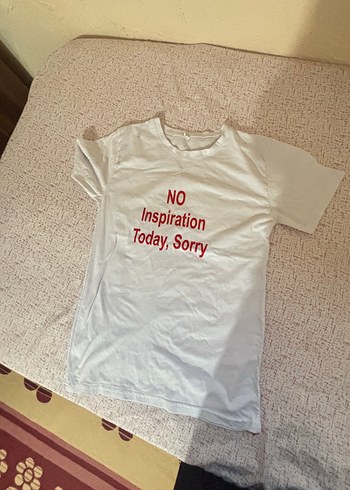 Beyaz Baskılı Tişört