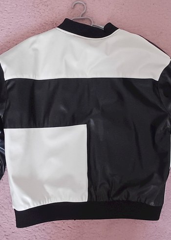 Kadın Deri Motorcu Tarz Ceket - Görsel 2