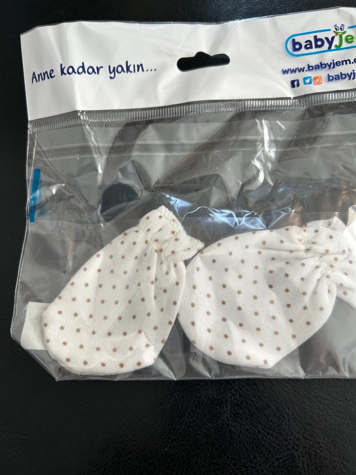 Erkek bebek patik şapka takımı ve zıbın - Görsel 3