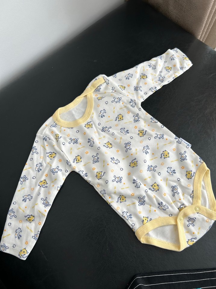 Erkek bebek patik şapka takımı ve zıbın - Görsel 4