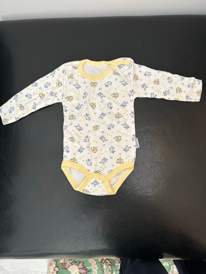 Erkek bebek patik şapka takımı ve zıbın - Görsel 5