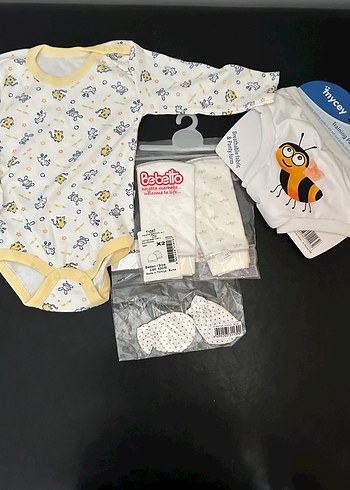 Pamuklu Renkli Baskılı Kollu Body alıştırma kilotu - Görsel 2