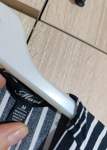 m Beden lacivert Renk Siyah Çizgili Kadın Uzun Tulum