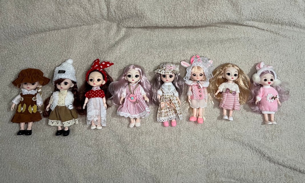 Pastel Pembe Saçlı Doll Bebek - Görsel 3